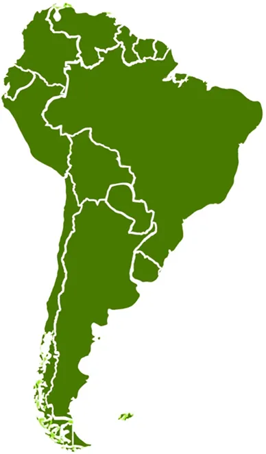 Latin America map highlighting key luxury travel markets and top-tier agencies